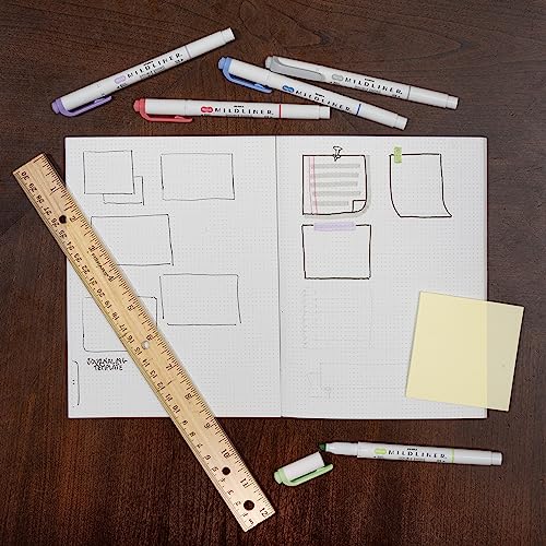 Zebra Pen PK Cool&REFIN Zebra Zensation Mildliner, Double Ended Highlighter, Broad and Fine Tips, Assorted Cool and Refined Colors, 5-Count, 5 Pack, Cool & Refined