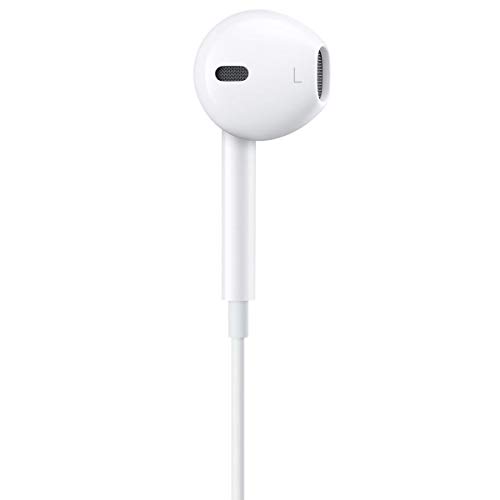 Apple EarPods Headphones with Lightning Connector. Microphone with Built-in Remote to Control Music, Phone Calls, and Volume. Wired Earbuds for iPhone