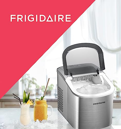 Frigidaire EFIC117-SS 26 Pound Ice Maker, 26 lbs per day, Stainless