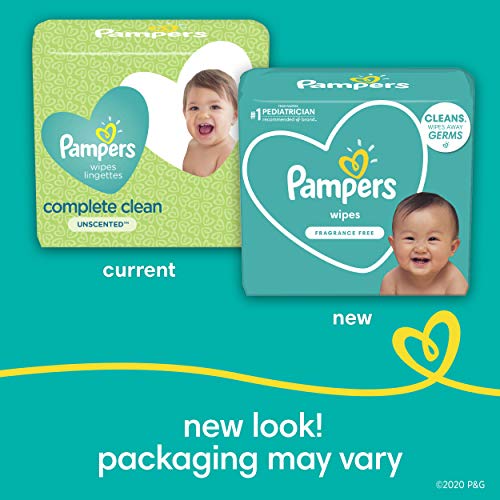 Baby Wipes, Pampers Baby Diaper Wipes, Hypoallergenic and Unscented, 10X Pop-Top Packs, 800 Count