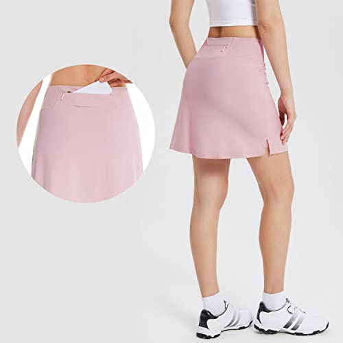 BALEAF Women's High Waisted Golf Skirts Tennis Athletic Running Workout Active Skorts Skirts with Pockets Purple X-Small