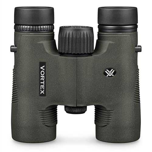 Vortex Optics Diamondback HD 10x28 Binoculars, Black, Model:DB-211