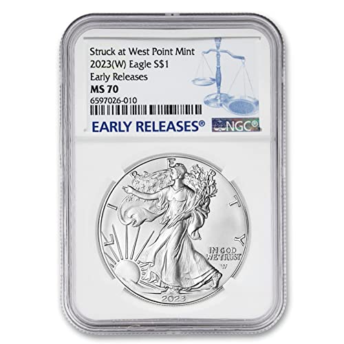 2019 American Silver Eagle $1 MS70 NGC Early Releases