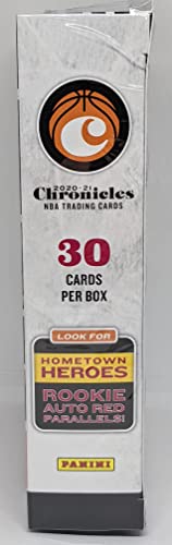 2020-21 Panini Chronicles NBA Basketball Hanger Box (30 Cards)