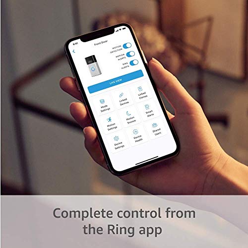 Ring Video Doorbell â 2020 release â 1080p HD video, improved motion detection, easy installation â Satin Nickel