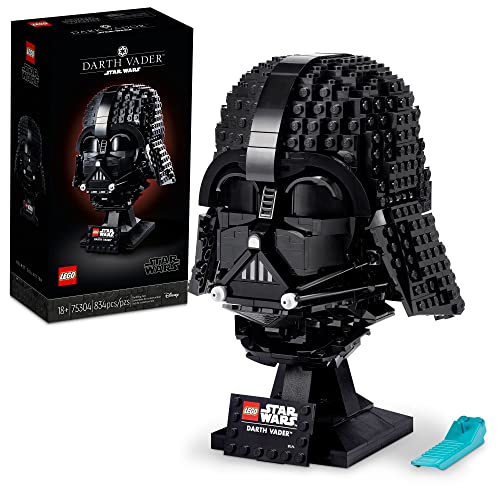 LEGO Star Wars Darth Vader Helmet 75304 Collectible Building Toy, New 2021 (834 Pieces)