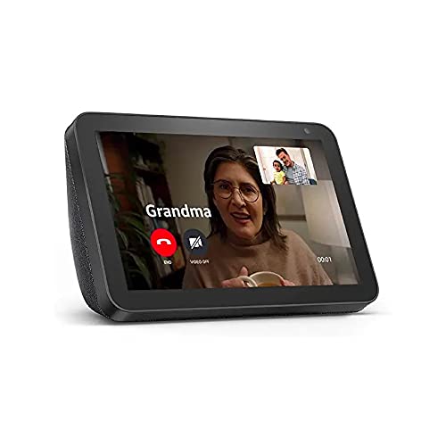 Echo Show 8 -- HD smart display with Alexa  stay connected with video calling - Charcoal