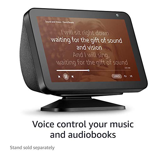 Echo Show 8 -- HD smart display with Alexa  stay connected with video calling - Charcoal