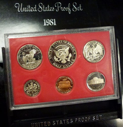 1981 S US Proof Set Original Government Packaging