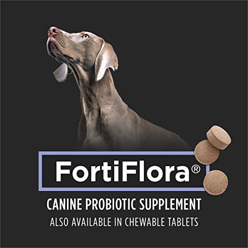 Purina FortiFlora Probiotics for Dogs, Pro Plan Veterinary Supplements Powder Probiotic Dog Supplement â 30 ct. box