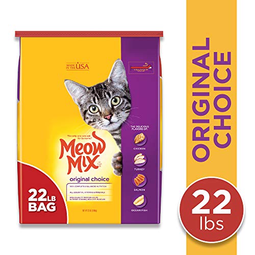 Meow Mix Original Choice Dry Cat Food, 22 Pounds