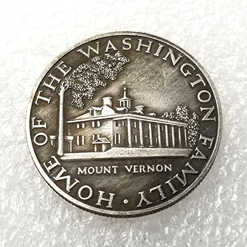 MarshLing 1759 Antique US Liberty Half-Dollar Coin - Great Martha Washingion Commemorative Coins - USA Uncirculated Morgan Dollars-Discover History of Coins Perfect Quality