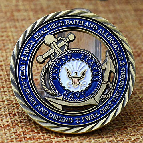 U.S. Navy Core Values Challenge Coin Collector's Medallion
