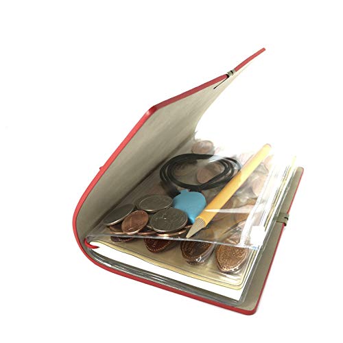 The Penny Journal by Pennybandz Holds 146 Coins The Ultimate Souvenir Penny Collecting Book for Your Coin Collection Holds 128 Pressed Pennies and 18 Pressed Quarters or Nickels