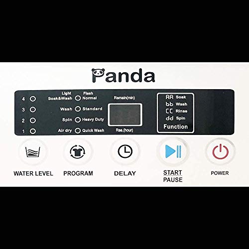 Panda PAN6360W Portable Compact Washing Machine, Gray