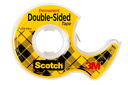 Scotch Brand Double Sided Tape, Strong, Photo-Safe, Engineered for Holding, 3/4 x 300 Inches, 1 Dispensered Roll