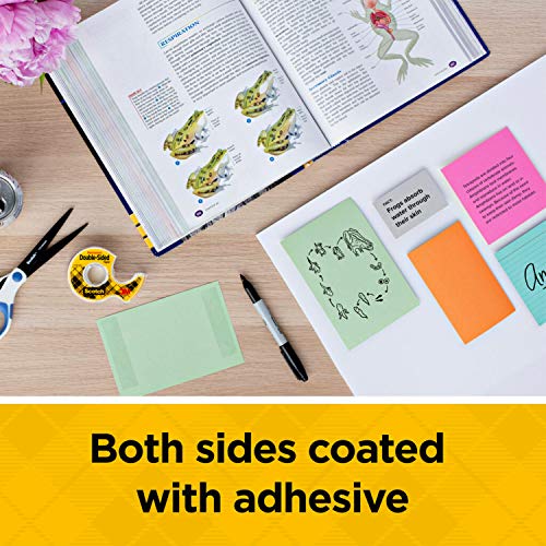 Scotch Brand Double Sided Tape, Strong, Photo-Safe, Engineered for Holding, 3/4 x 300 Inches, 1 Dispensered Roll