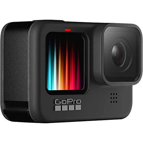 New GoPro HERO9 Black - Waterproof Action Camera with Front LCD and Touch Rear Screens, 5K Ultra HD Video, 20MP Photos, 1080p Live Streaming, Webcam, Stabilization