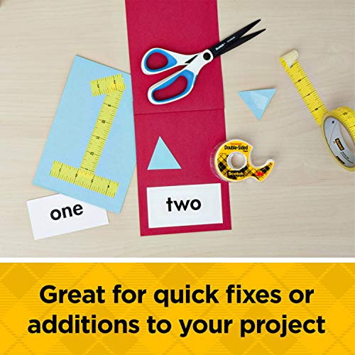 Scotch Brand Double Sided Tape, Strong, Photo-Safe, Engineered for Holding, 3/4 x 300 Inches, 1 Dispensered Roll