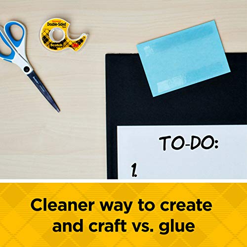 Scotch Brand Double Sided Tape, Strong, Photo-Safe, Engineered for Holding, 3/4 x 300 Inches, 1 Dispensered Roll