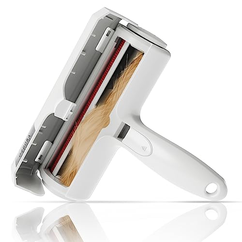 ORDORA Pet Hair Remover for Furniture/Bed, Reusable Dog Hair Remover Roller for Dog & Cat, Self-Cleaning, No Adhesive or Sticky Tape Needed, Perfect Fur Remover for Couch, Car, Carpet