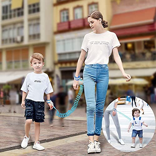 Toddler Harness Safety Leashes 2 in 1 Child Harnesses and Leashes for Kids with Child Leash Backpack and Wristband