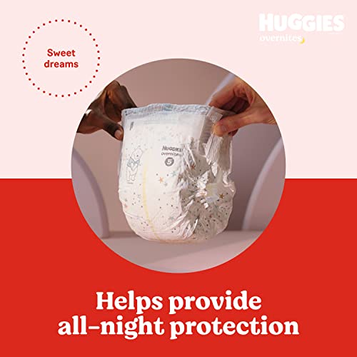 Nighttime Baby Diapers Size 3, 132 Ct, Huggies Overnites