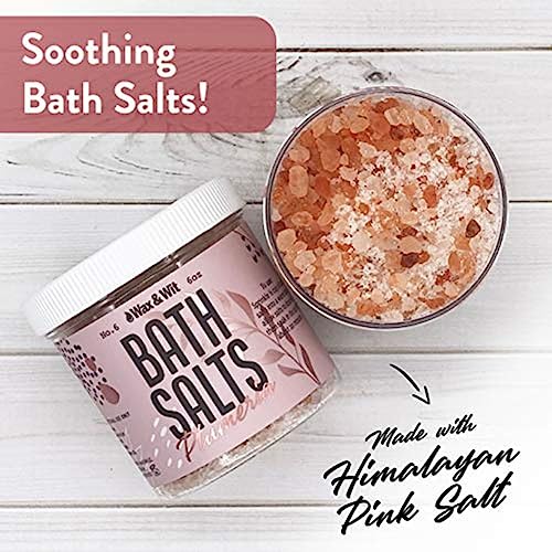 Birthday Gifts for Women by Wax & Wit | Relaxing Gift Basket for Women Wife Sister Girlfriend, Spa Set Birthday Box includes 7 Piece Set, Happy Birthday