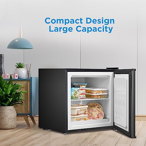 Midea MRU01M3ABB Freezer, 1.1 Cubic Feet, Black