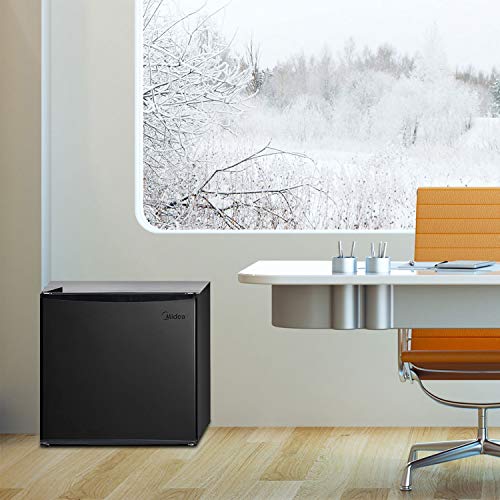 Midea MRU01M3ABB Freezer, 1.1 Cubic Feet, Black