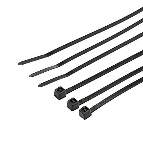 Amazon Basics Multi-Purpose Cable Ties - 4-Inch/100mm, 200-Piece, Black