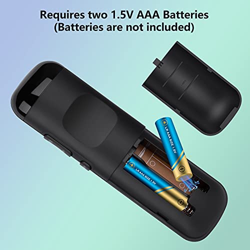 LOUTOC Universal TV Remote for All Roku TV,Replacement for TCL Roku/for Hisense Roku/for Sharp Roku TV,TV Remote with Netflix Disney+/Hulu/Prime Video ButtonsãNot for Roku Stick and Boxã