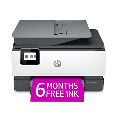 HP OfficeJet Pro 9015e All-in-One Wireless Color Printer-for home office, with bonus 6 months free Instant Ink with HP+, Compatible with Alexa (1G5L3A)
