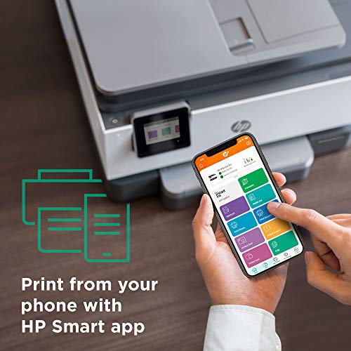 HP OfficeJet Pro 9015e All-in-One Wireless Color Printer-for home office, with bonus 6 months free Instant Ink with HP+, Compatible with Alexa (1G5L3A)