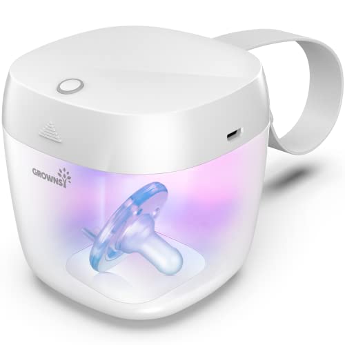 Pacifier Sanitizer U-V-C Portable Sterilizer USB Rechargeable 99.99% Cleaned in 59 Seconds