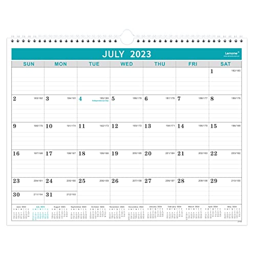 2020-2021 Calendar - 18 Months Wall Calendar with Julian Date, Thick Paper Perfect for Organizing & Planning, July 2020 - December 2021, 14.75 x 11.5 Inches, Wire-Bound