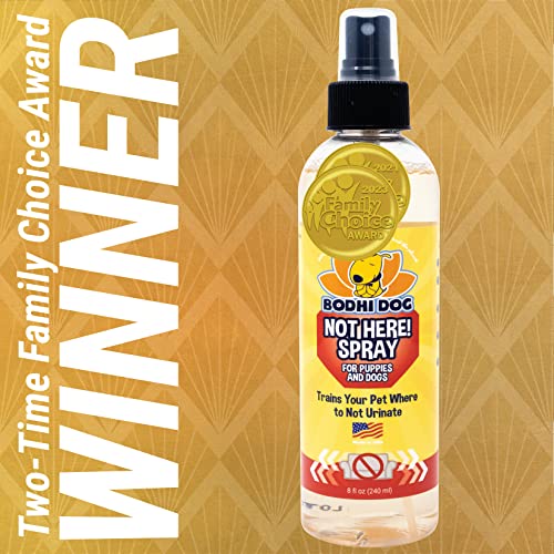 Bodhi Dog Not Here! Spray | Trains Your Pet Where Not to Urinate | Repellent & Training Corrector for Puppies & Dogs | for Indoor & Outdoor Use | No More Marking | Made in The USA