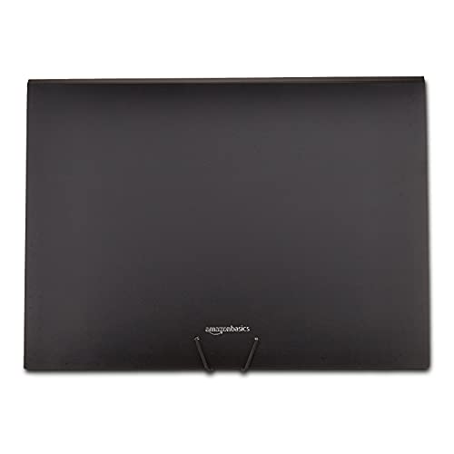 AmazonBasics Expanding Organizer File Folder, Letter Size - Black