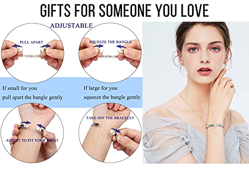 BTYSUN Inspirational Bracelets for Girls Women Gifts for Teen Girl Friendship Bracelet Mantra Jewelry with Gift Box (Beautiful Girl You can do Amazing Things)