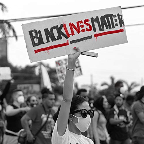 Cooluckday Black Lives Matter Bracelet Silicone I Can't Breathe Bracelet Wristband Bracelets Black Rubber Bangle Bracelet 10 Pcs