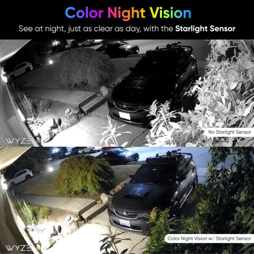Wyze Cam v3 with Color Night Vision, Wired 1080p HD Indoor/Outdoor Security Camera, 2-Way Audio, Works with Alexa, Google Assistant, and IFTTT