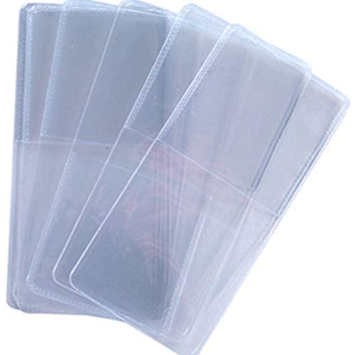 100 Pack Double Pocket 2x2 Unplasticized Vinyl Flips Safe for Long Term Coin Storage