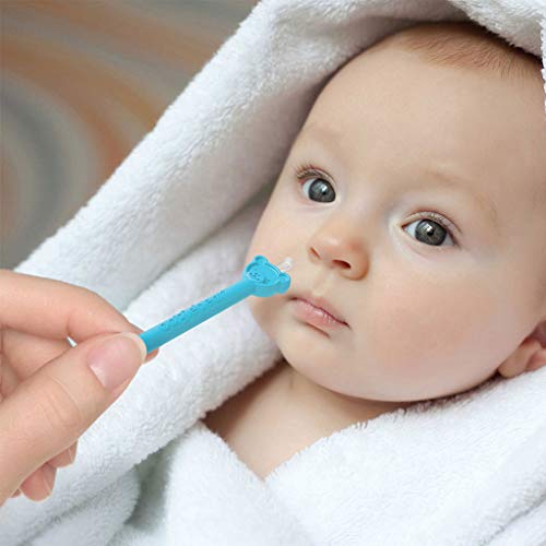oogiebear - Nose and Ear Gadget. Safe, Easy Nasal Booger and Ear Wax Remover for Newborns, Infants and Toddlers. Dual Earwax and Snot Remover. Aspirator Alternative