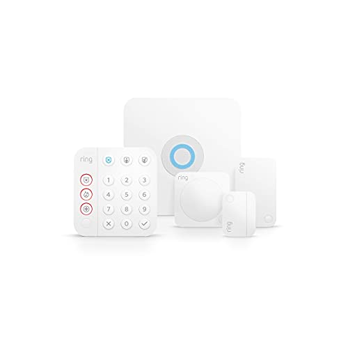 All-new Ring Alarm 5-piece kit (2nd Gen)  home security system with optional 24/7 professional monitoring  Works with Alexa