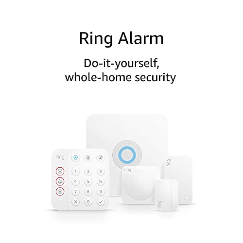 All-new Ring Alarm 5-piece kit (2nd Gen)  home security system with optional 24/7 professional monitoring  Works with Alexa