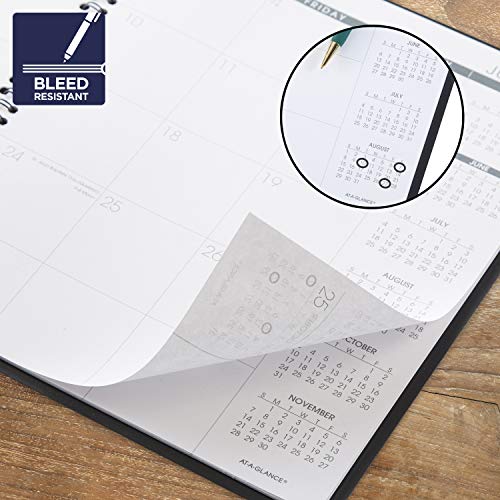 2021 Monthly Planner by AT-A-GLANCE, 9" x 11", Large, 15 Months, Black (702600521)