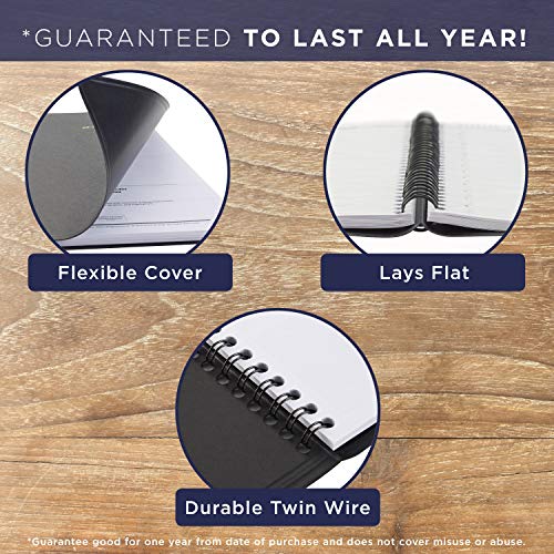 2021 Monthly Planner by AT-A-GLANCE, 9" x 11", Large, 15 Months, Black (702600521)