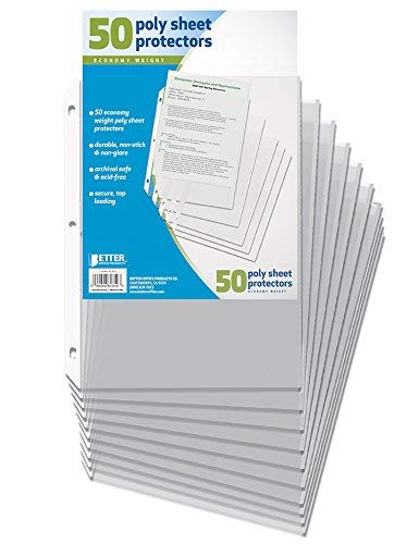 Better Office Sheet Protectors, 50 Pack