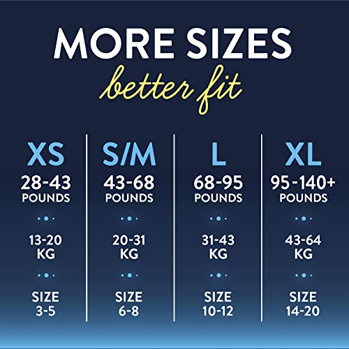 Goodnites Bedwetting Underwear for Boys, XS, 44 Ct, Packaging May Vary