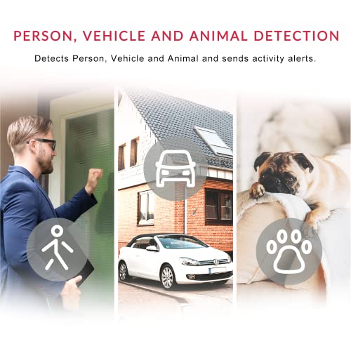 YI 2pc Security Home Camera Baby Monitor, 1080p 2.4G WiFi Smart Indoor Nanny IP Cam with Night Vision, 2-Way Audio, AI Human Detection in Phone App, Pet Cat Dog Cam, Work with Alexa and Google